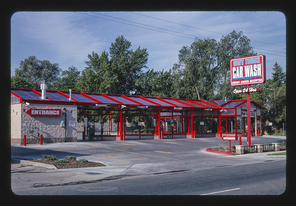 Car wash, Colfax Avenue (Route 40), Denver, Colorado (LOC)… Flickr