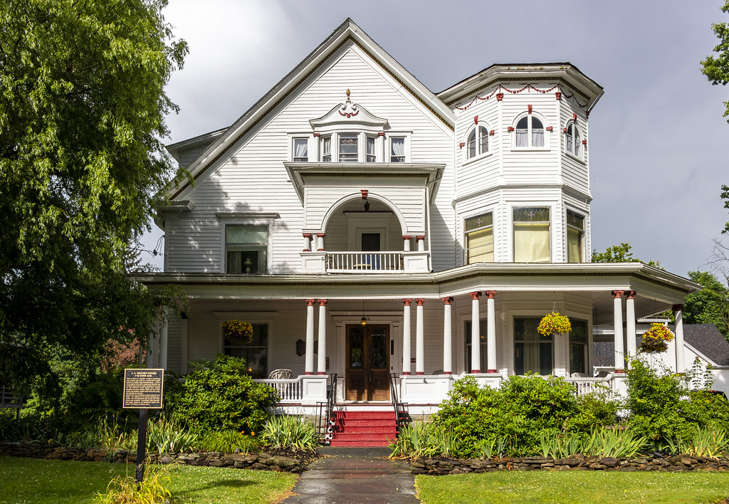 J.A. Decker House This house in Towanda, Pennsylvania was … Flickr