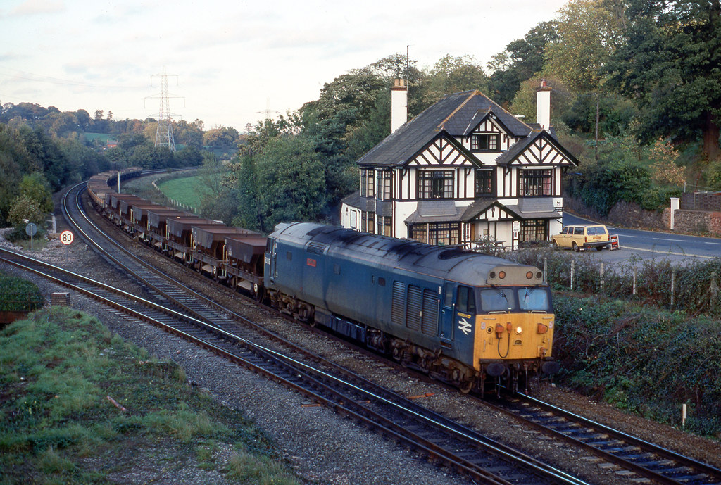 50019 dn ballast Cowley Bridge Exeter 251089 CJNA805 33U8 … Flickr