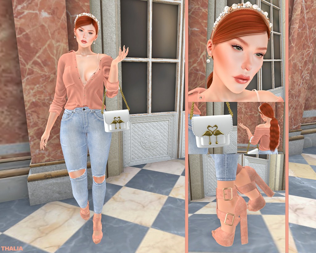 Just Peachy HAIR Lucid Hair (Reds) Foxy KUSTOM9 Event… Flickr