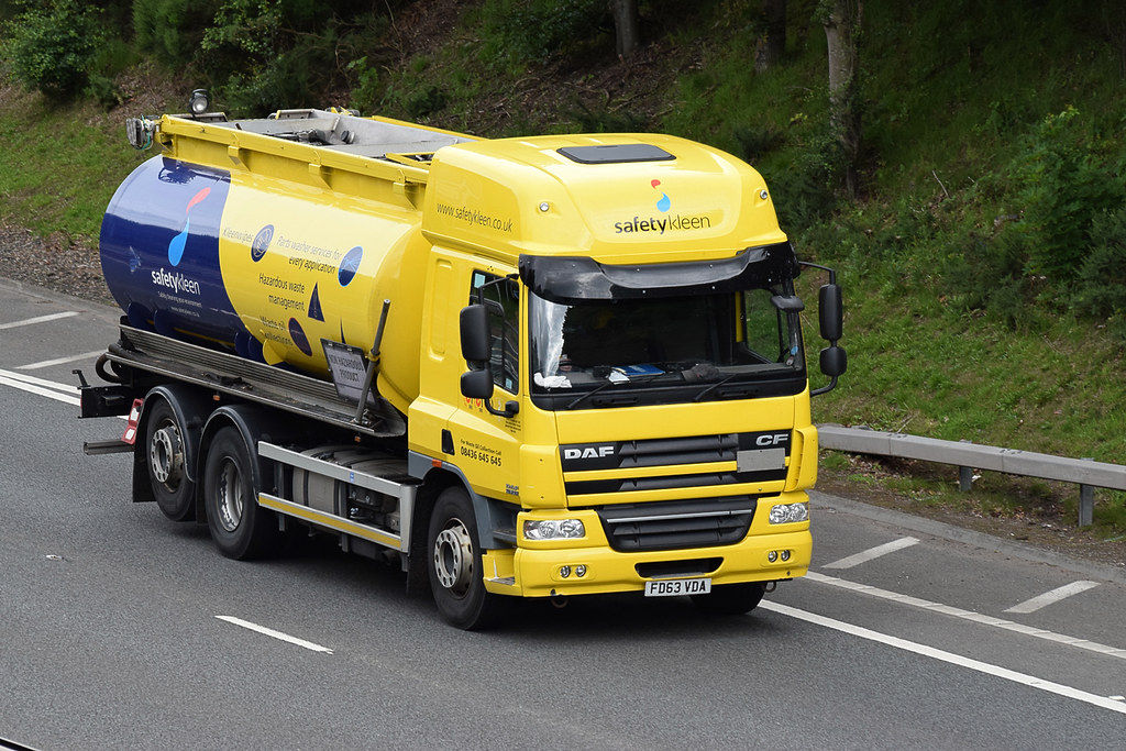 DAF Safety Kleen FD63 VDA M90 Broxden, Perth. Flickr