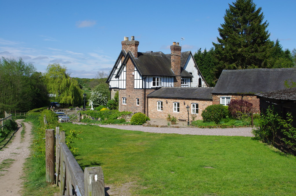 Tudor House attached to All Saints' Church, Dale Abbey.… Blue