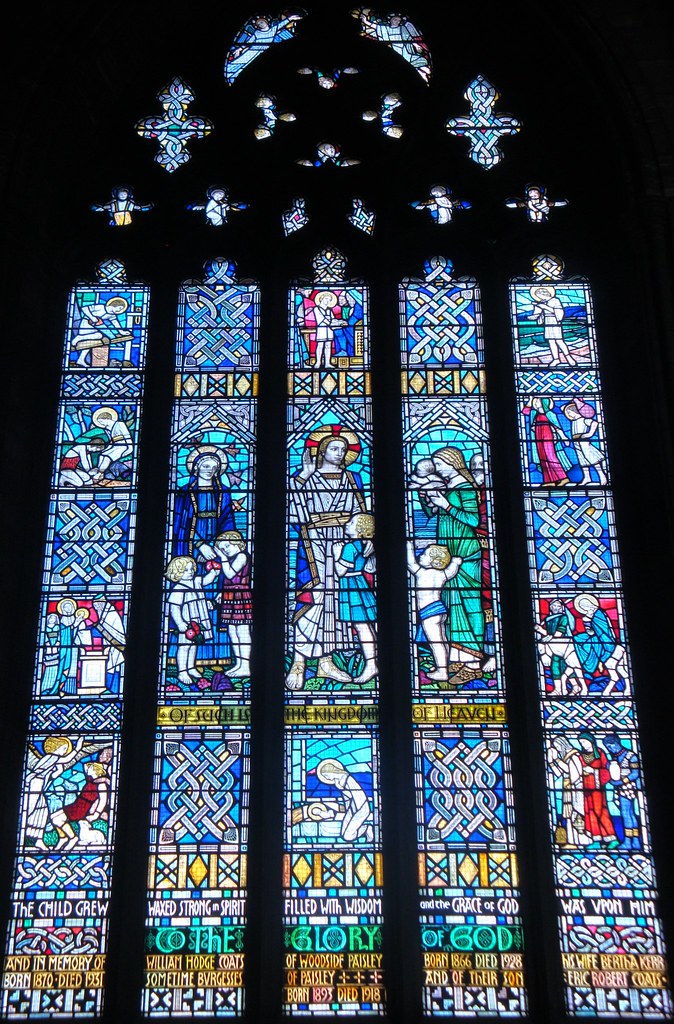 [88540] Paisley Abbey Coats Window Paisley Abbey, Renfre… Flickr
