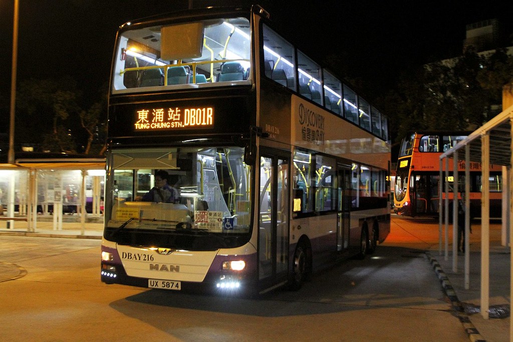 Discovery Bay Transportation Services bus DBAY216 on route DB01R at