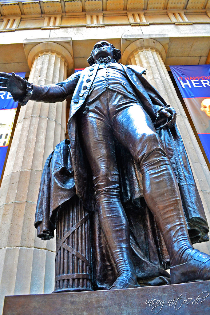 Washington Statue Sculpture Federal Hall Wall Stree… Flickr