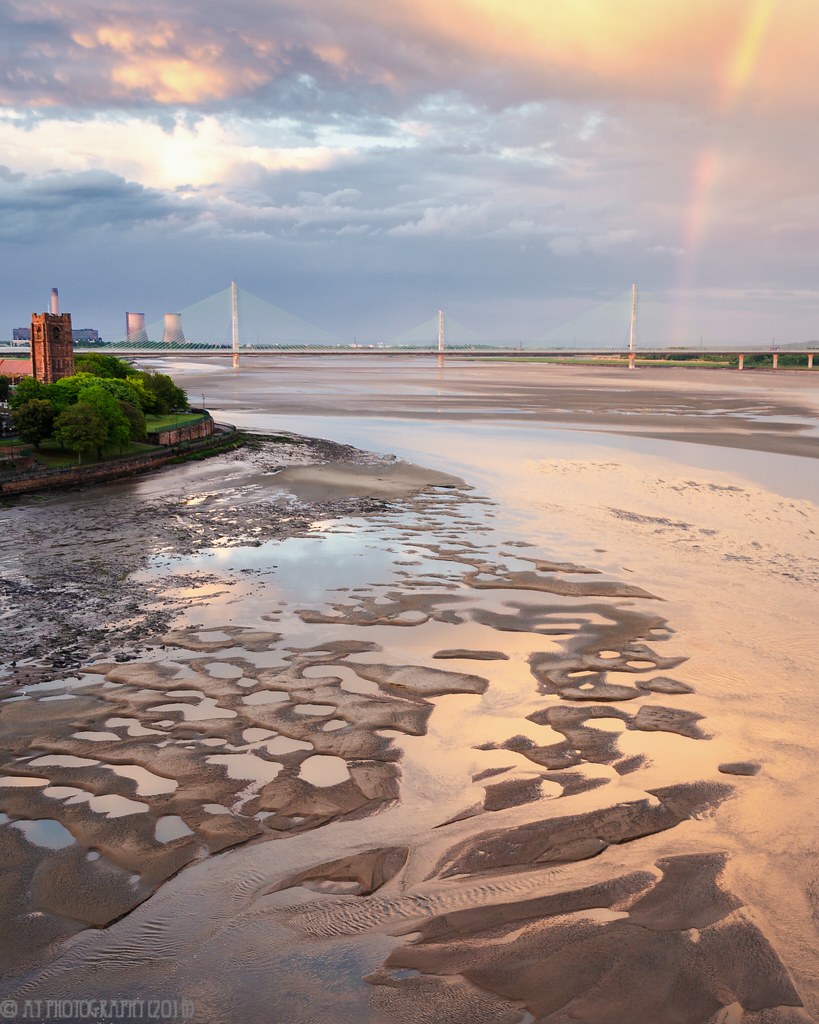 The River Mersey at low tide A wander or cycle over the Si… Flickr
