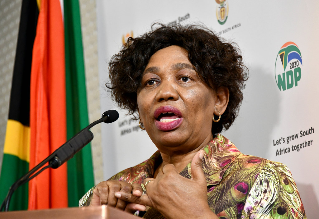 Minister Angie Motshekga briefs media on Coronavirus Covid… Flickr