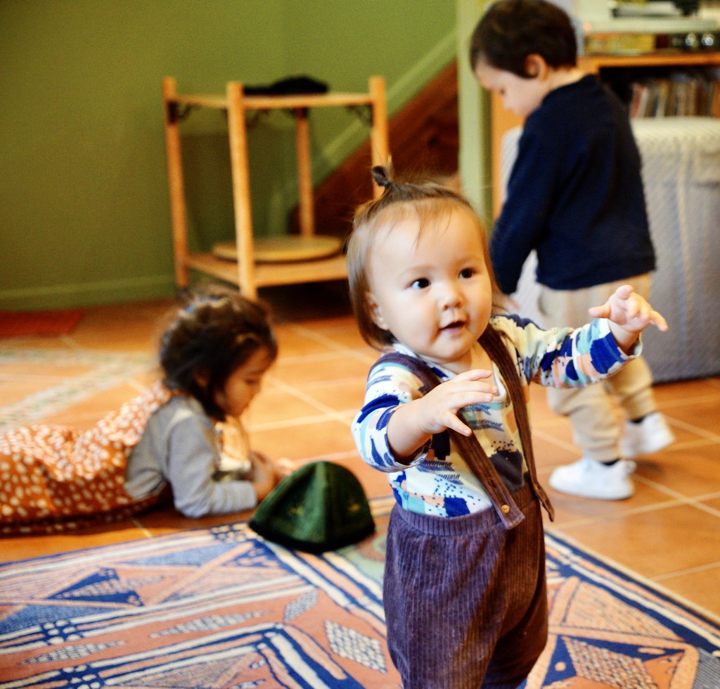 When baby toddler Zane is taking steps at 10months… Flickr