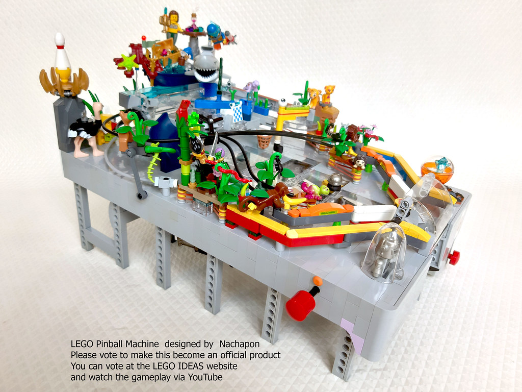[MOC] *INSANE* LEGO Pinball Machine!! Please vote at Lego ideas website