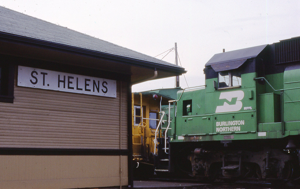BN St Helens The scene at St. Helens, Oregon in the winter… Flickr