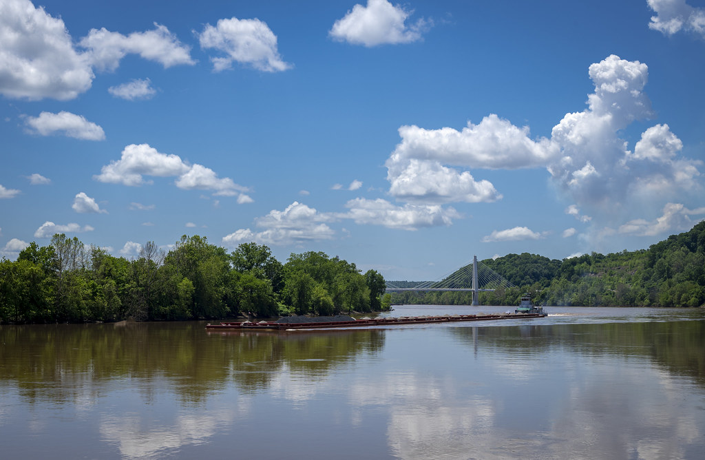 Ohio River Barge Pomeroy, Ohio David Dingwell Flickr
