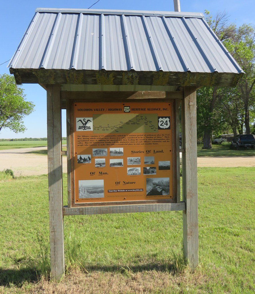 Solomon Valley Highway Marker (Asherville, Kansas) Flickr