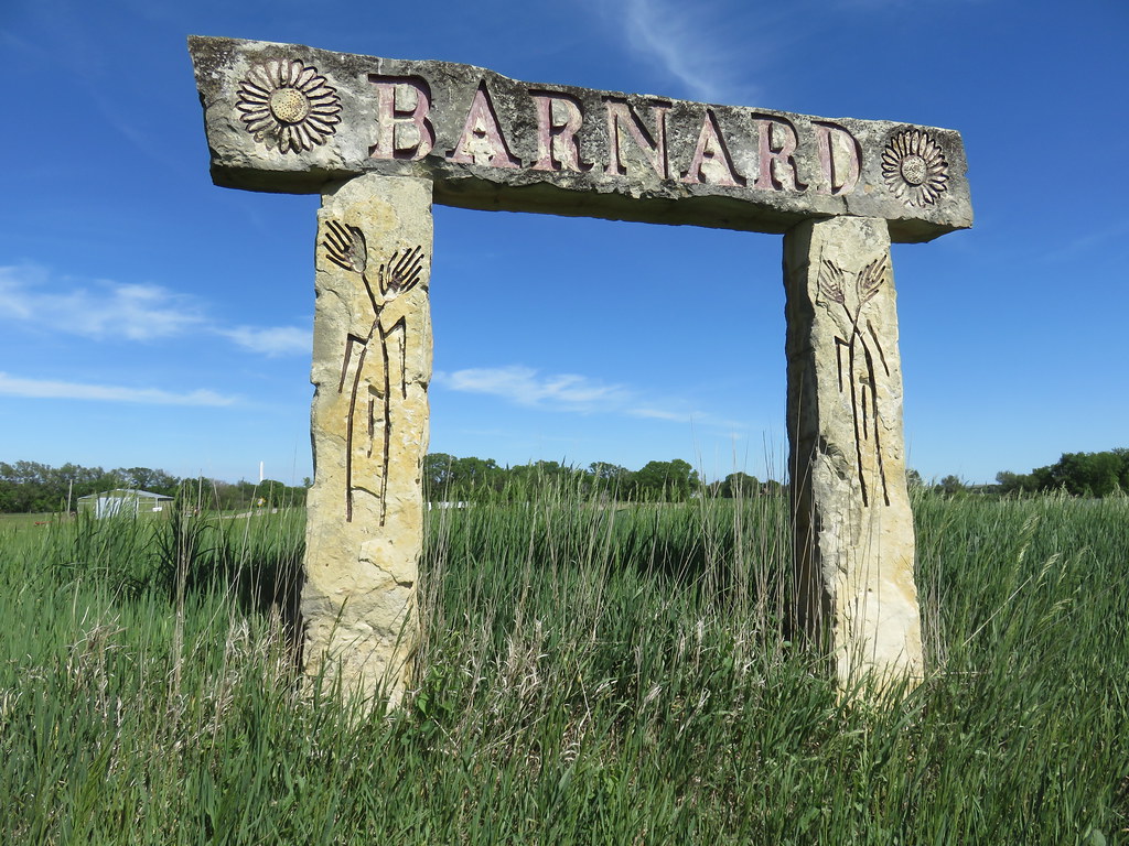 Barnard Sign (Barnard, Kansas) As seen from Kansas… Flickr