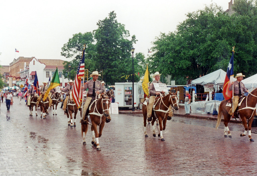 Chisholm Trail Roundup Parade, Fort Worth Stockyards, 1994 a photo on