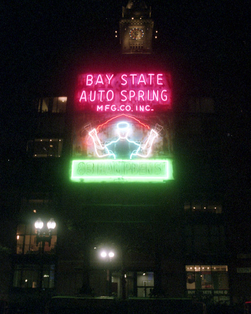 Neon Signs. Downtown Boston. Matt Carroll Flickr