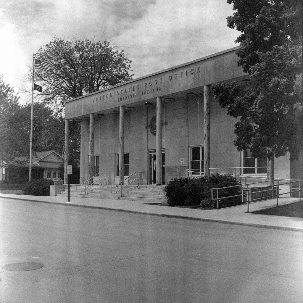 Sheridan Post Office Yashica12 Kodak TriX (x6/1981) EI… Flickr