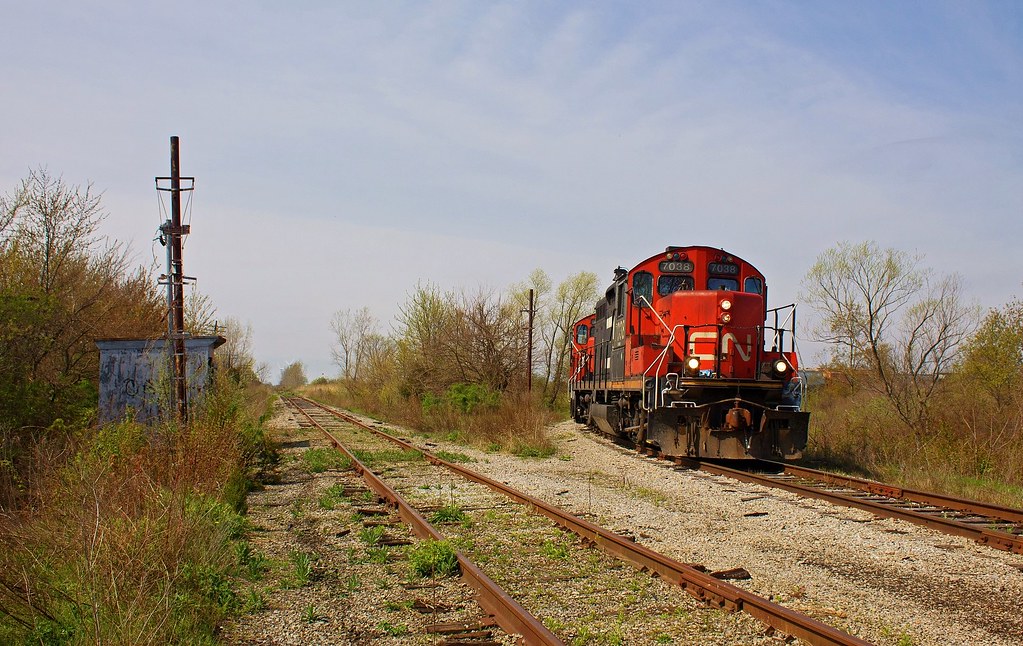 Blenheim Junction CN L514 rounds the northeast connector a… Flickr