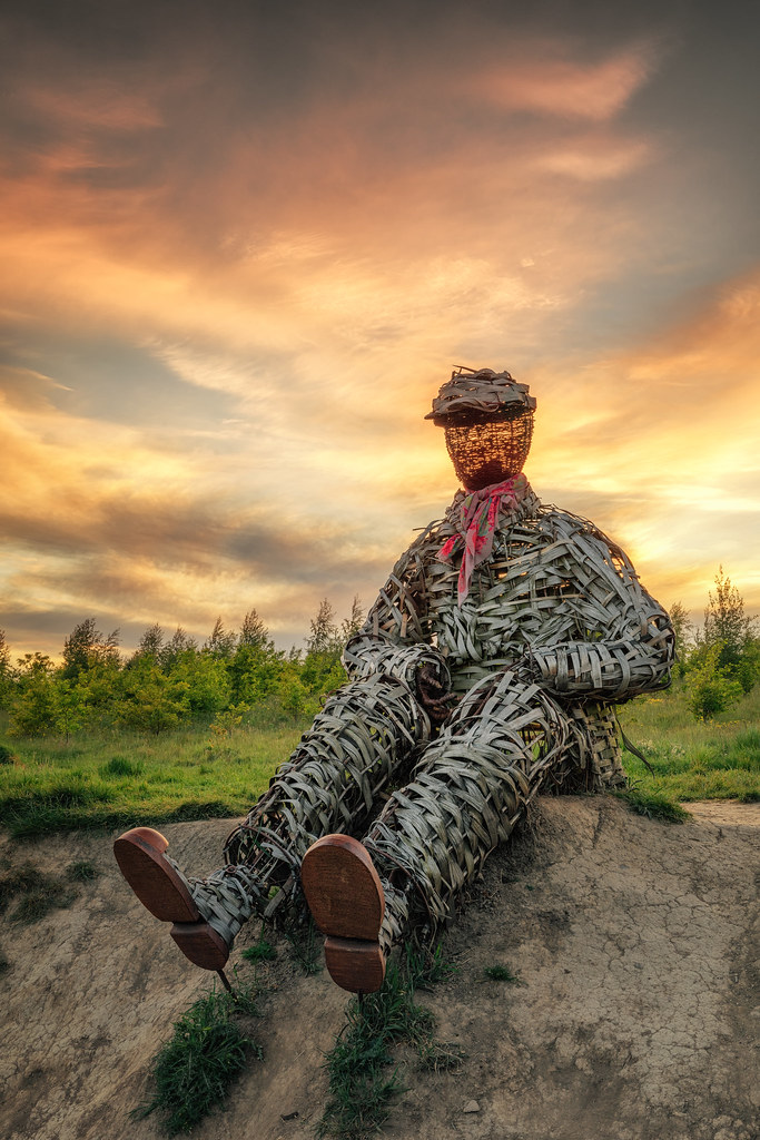 The wicker man The Wickerman Low Burnhall Woods Durham Nik… Flickr