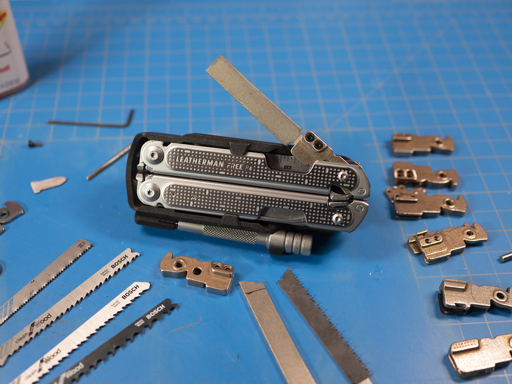 TShank Blade holder for Leatherman FREE P4 ZapWizard Flickr