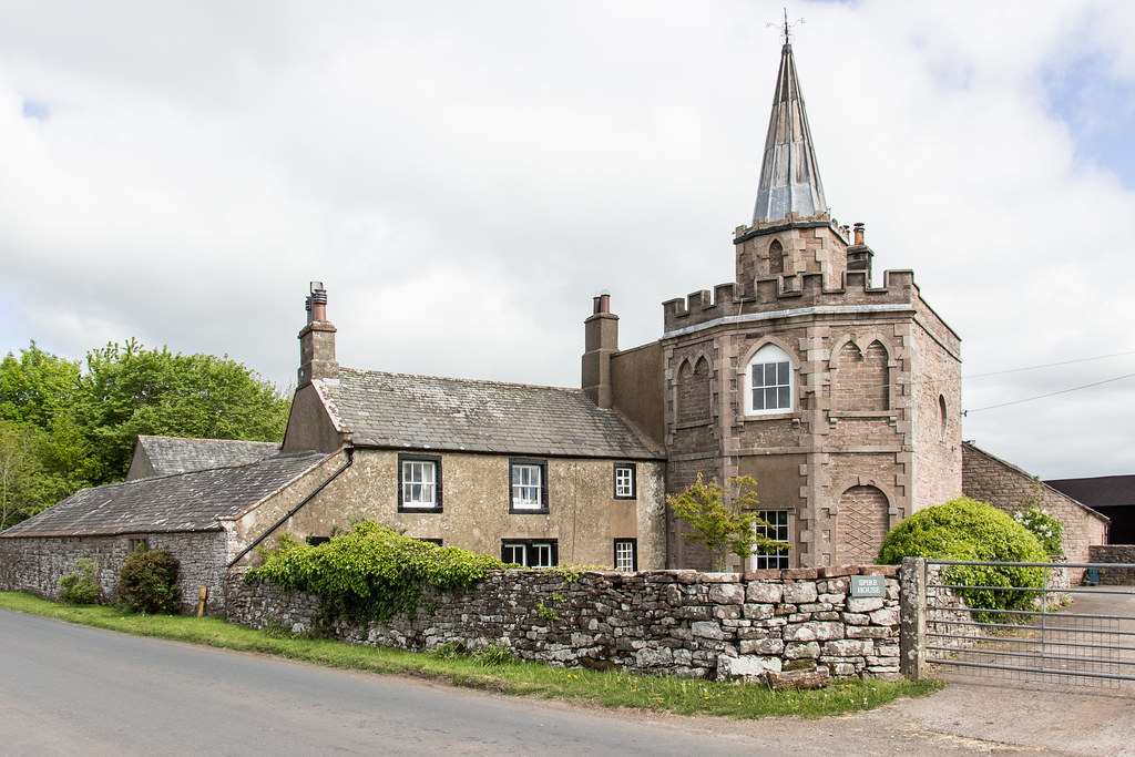Spire House, Blencow, Cumberland, England Grade II listed … Flickr
