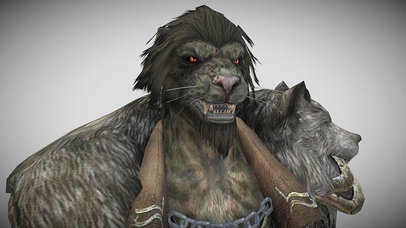 Werewolf Lord (Khajiit Male) Creatures ESO Model Viewer