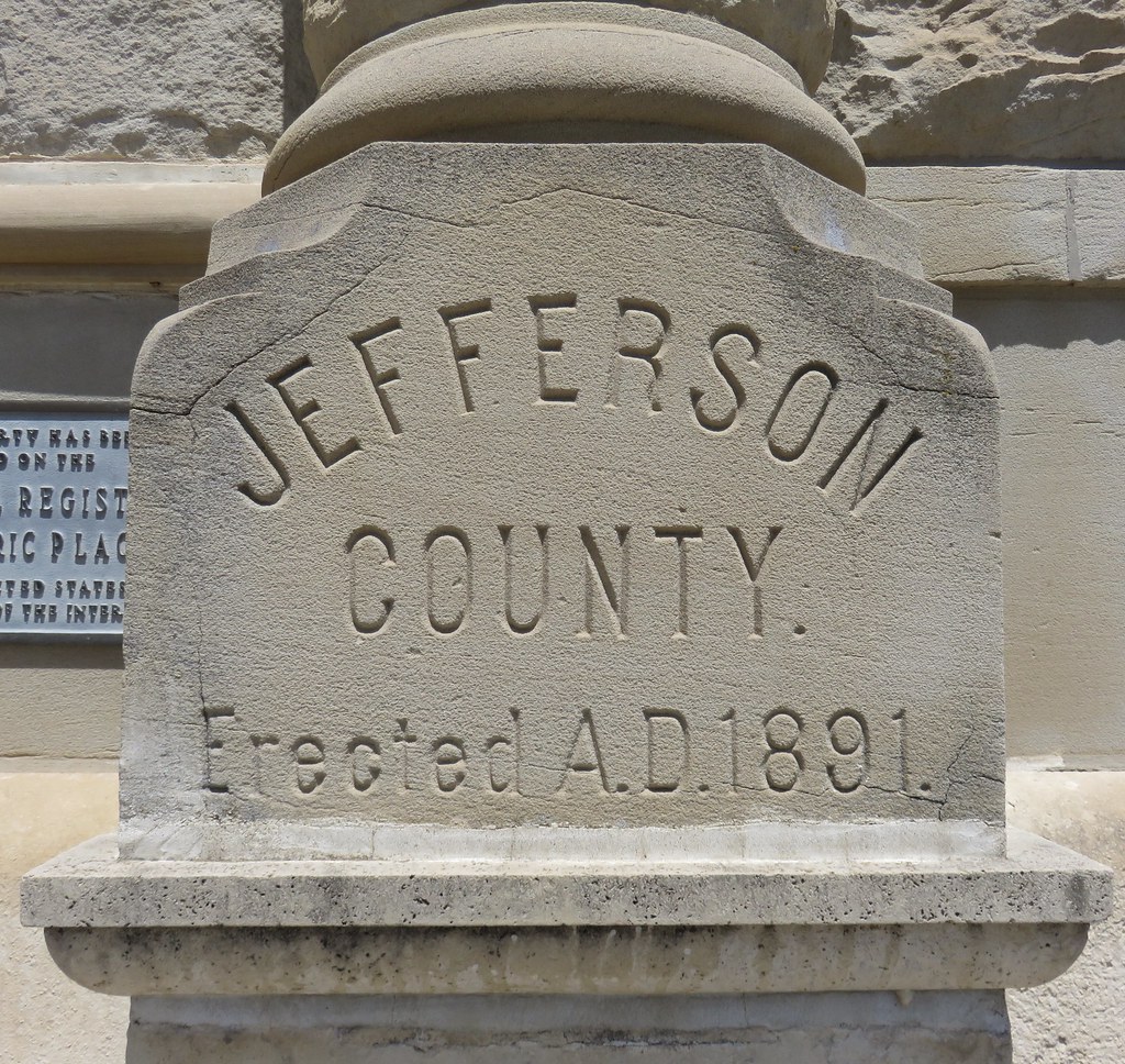 Jefferson County Courthouse Cornerstone (Fairbury, Nebrask… Flickr