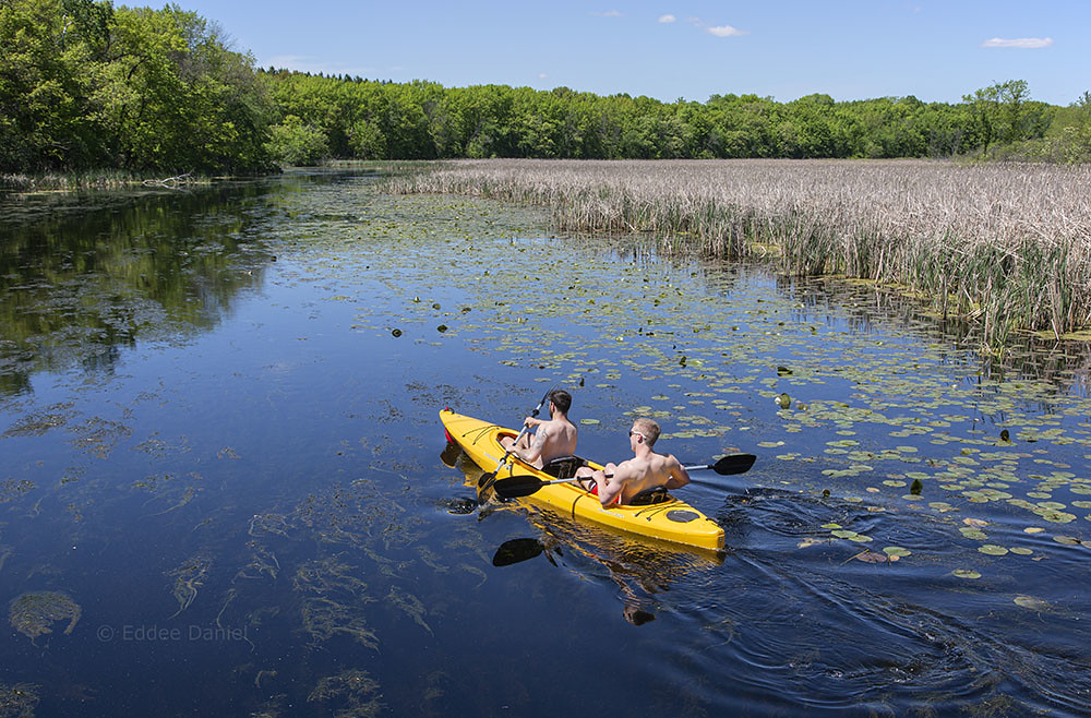 Tandem Kayakers Oconomowoc River, Loew Lake Unit, Kettle M… Flickr