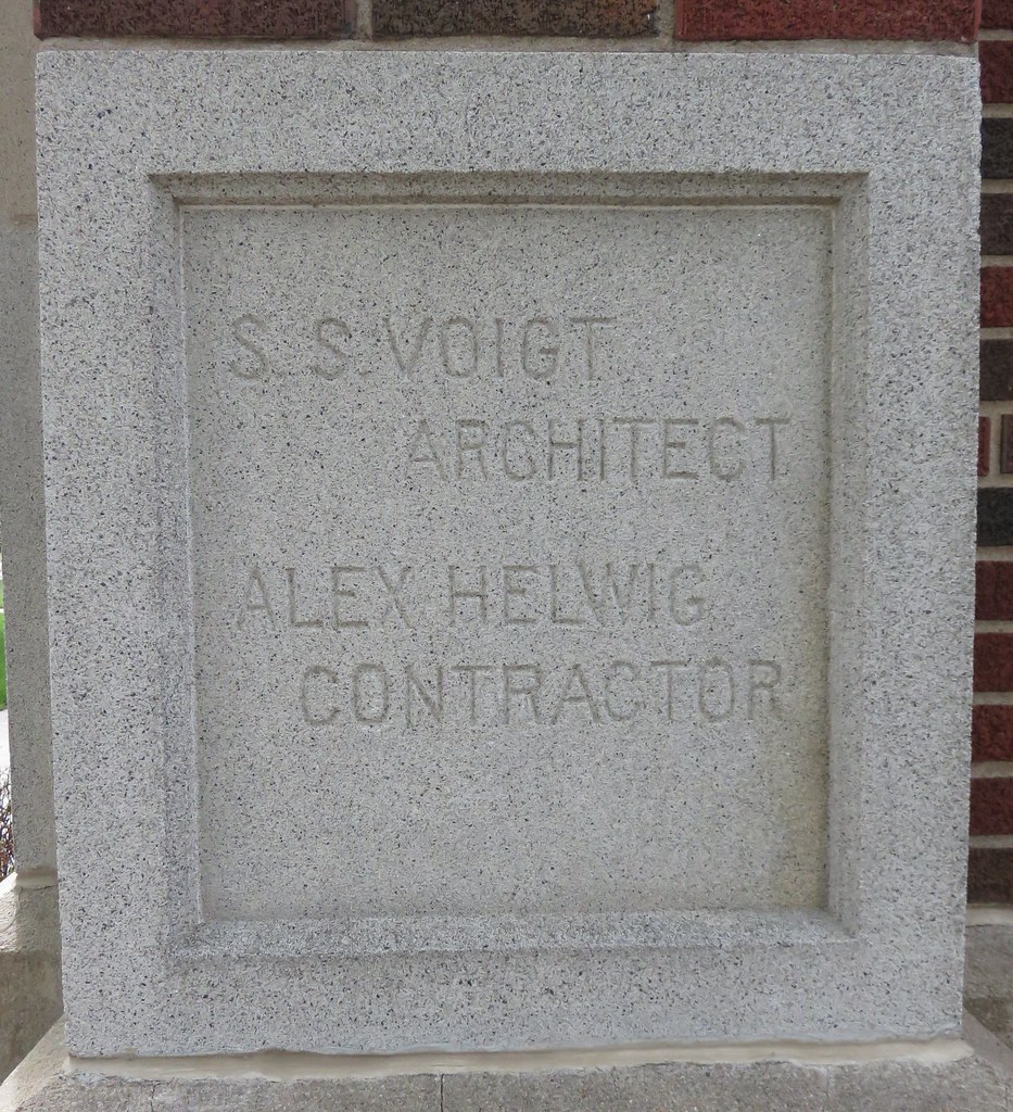 Old Belleville High School Cornerstone (Belleville, Kansas… Flickr