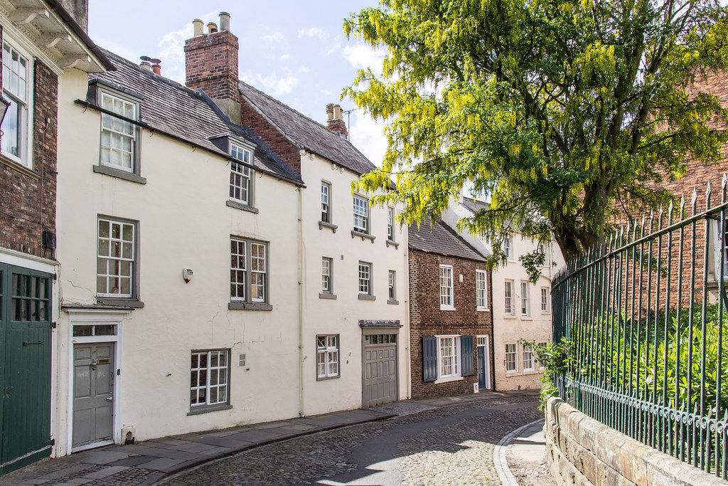 South Bailey, Durham, Durham, England View lined with grad… Flickr