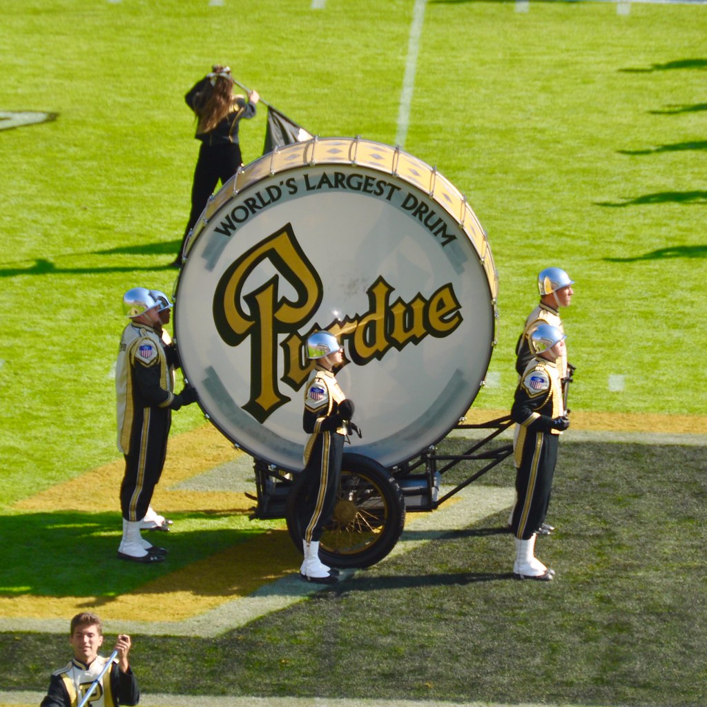 World’s Largest Drum? Purdue University. At a NebraskaPur… Flickr