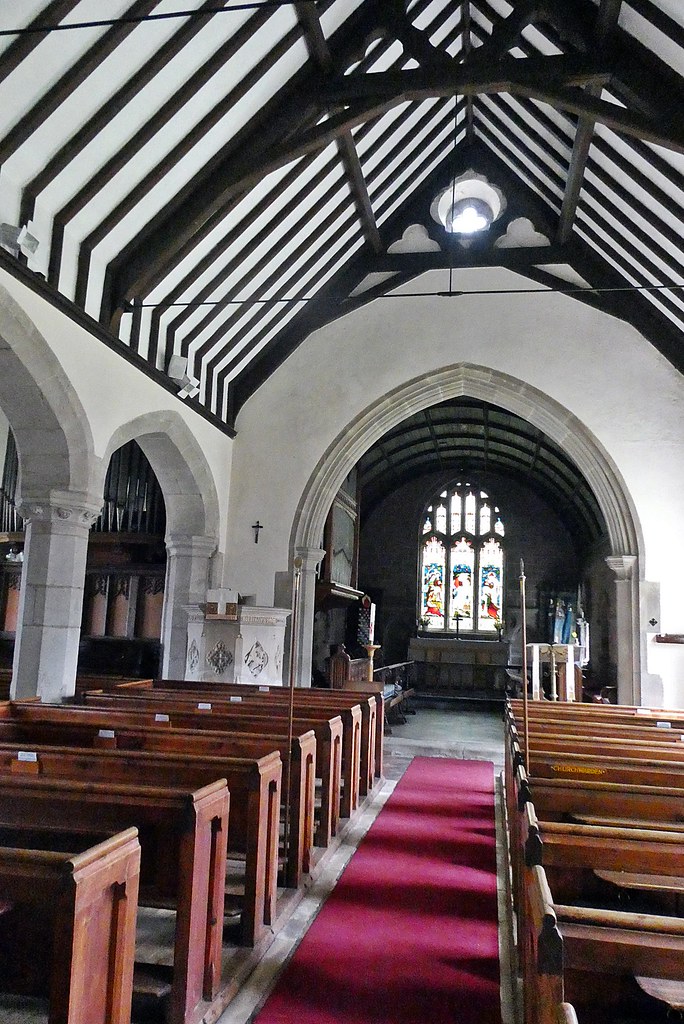 The Lea, Herefordshire Looking east down the 13c nave heig… Flickr