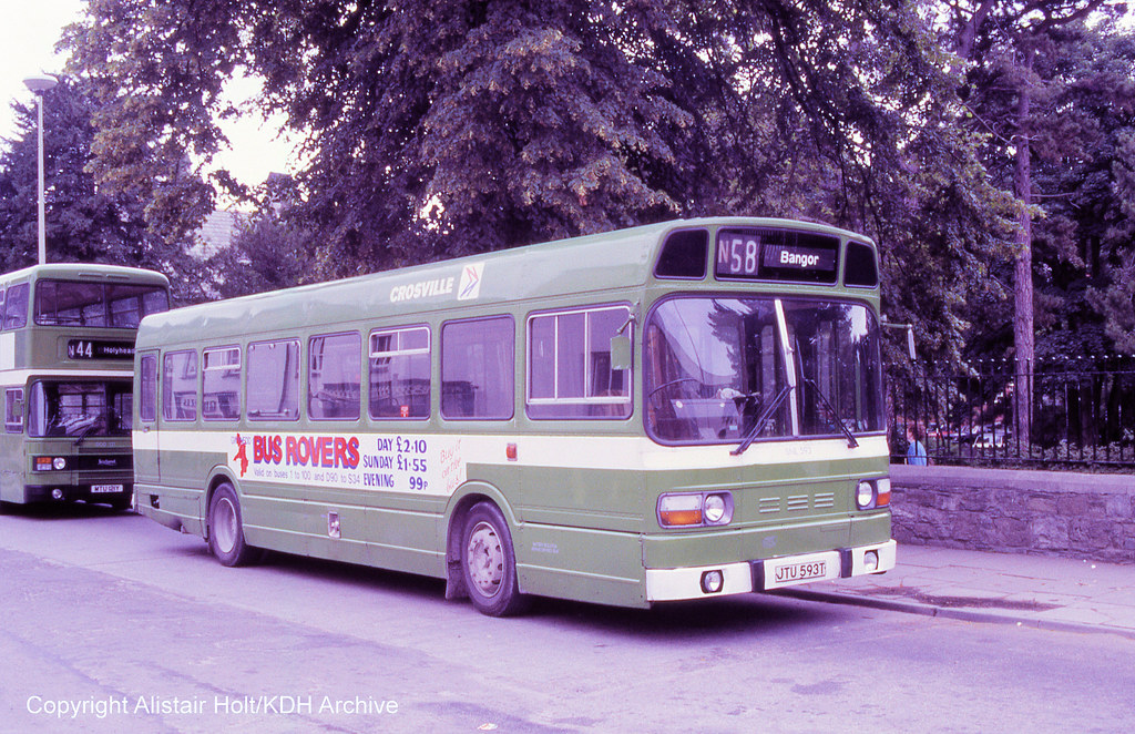 FMCCS143Crosville JTU593T Bangor 1986 Bangor bus Station i… Flickr
