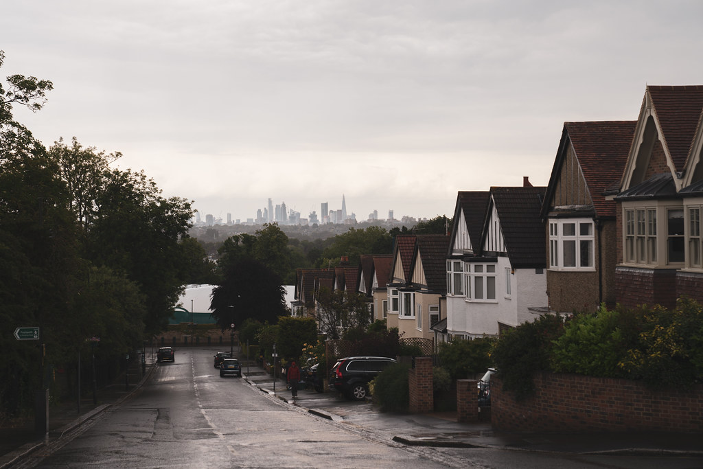 London skyline from Marryat Road, Wimbledon, London Flickr