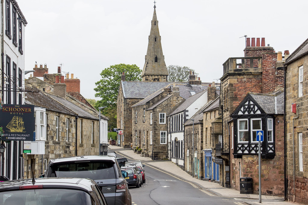 Northumberland Street, Alnmouth, Northumberland, England a photo on