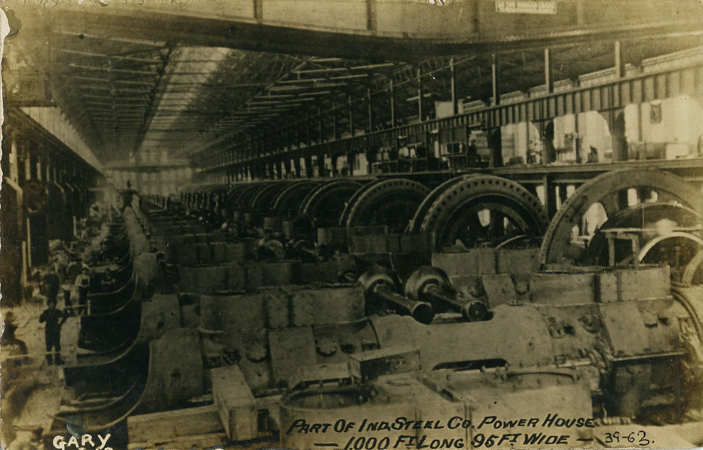 Indiana Steel Company Powerhouse, 1910 Gary, Indiana a photo on