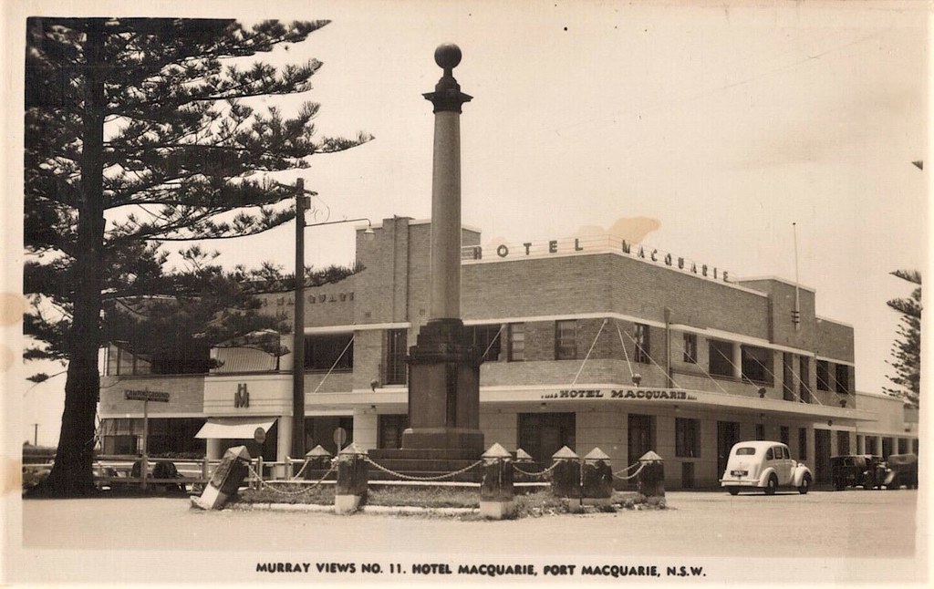 Hotel Macquarie at Port Macquarie, N.S.W. circa 1940 a photo on