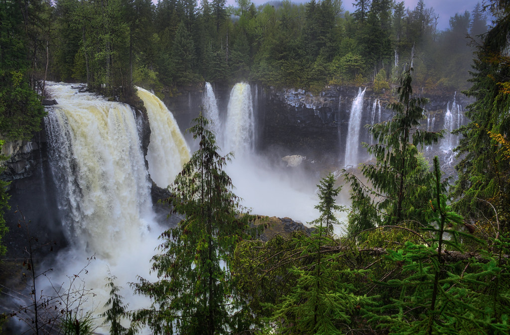 Canim Falls Canim Falls is a 100 foot (30 meter) high set … Flickr