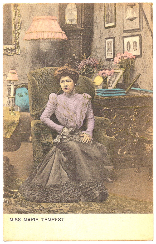 Miss Marie Tempest The Postcard A postally unused postcard… Flickr