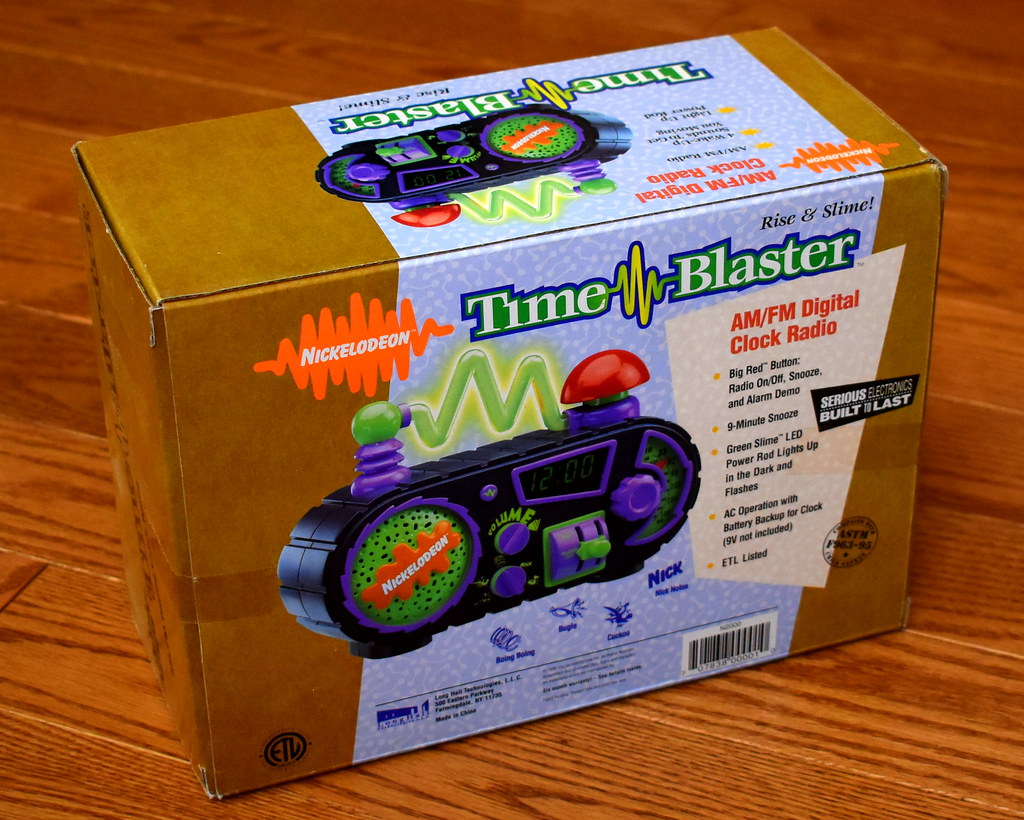 Vintage Nickelodeon Time Blaster Digital Clock Radio, Mode… Flickr