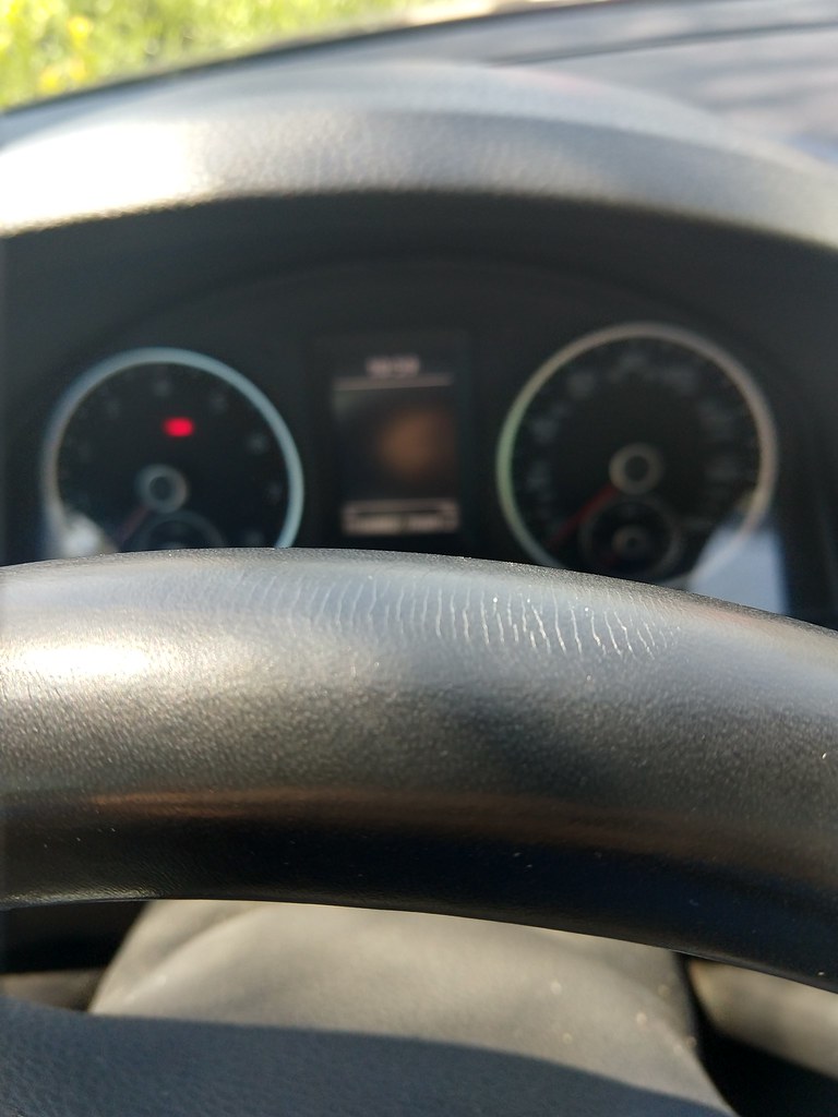 FML Leather wrapped steering wheel cracking VW Vortex Volkswagen Forum