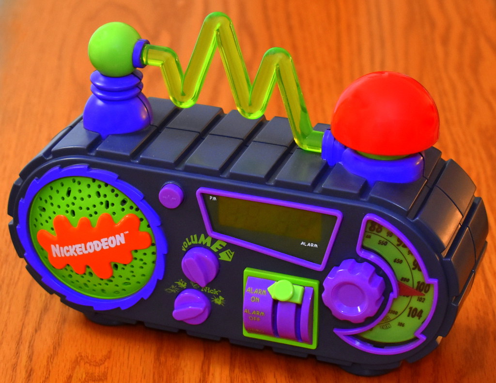 Vintage Nickelodeon Time Blaster Digital Clock Radio, Mode… Flickr