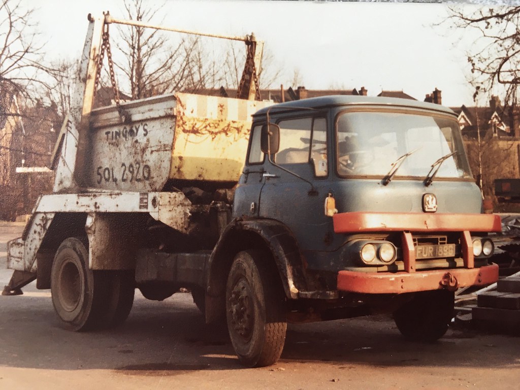 Bedford KM skip lorry ,Walthamstow east London,photo 1980s… Flickr