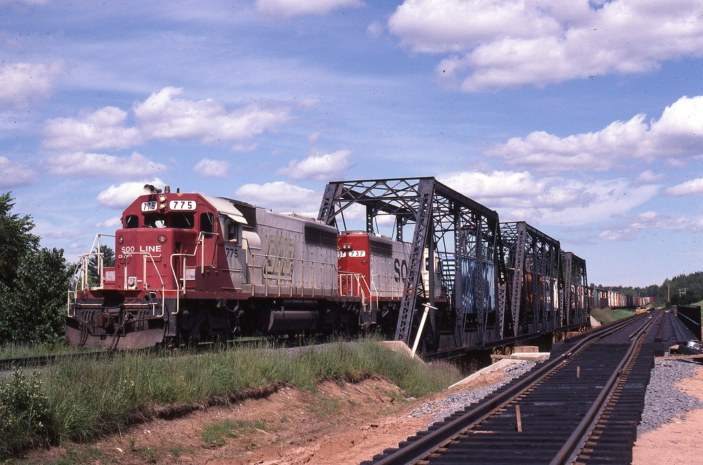 Train 911 at Faithorn, Michigan July 24, 1984 Bridge 301… Flickr