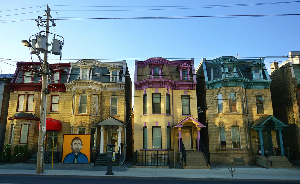 Second Empire Houses. Dundas Street West. Toronto,… Flickr