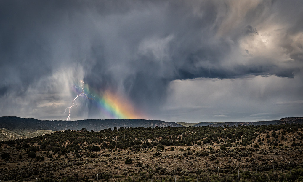 Colorful Storm Shot from US550 just south of Cuba, NM. Th… Flickr