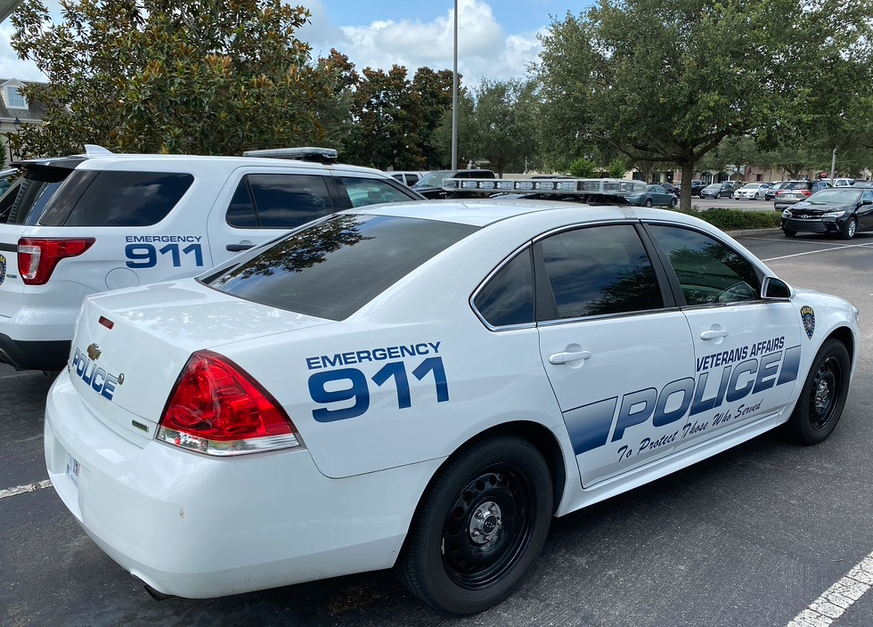 Veterans Affairs Police Car, Summerfield, FL In front of t… Flickr