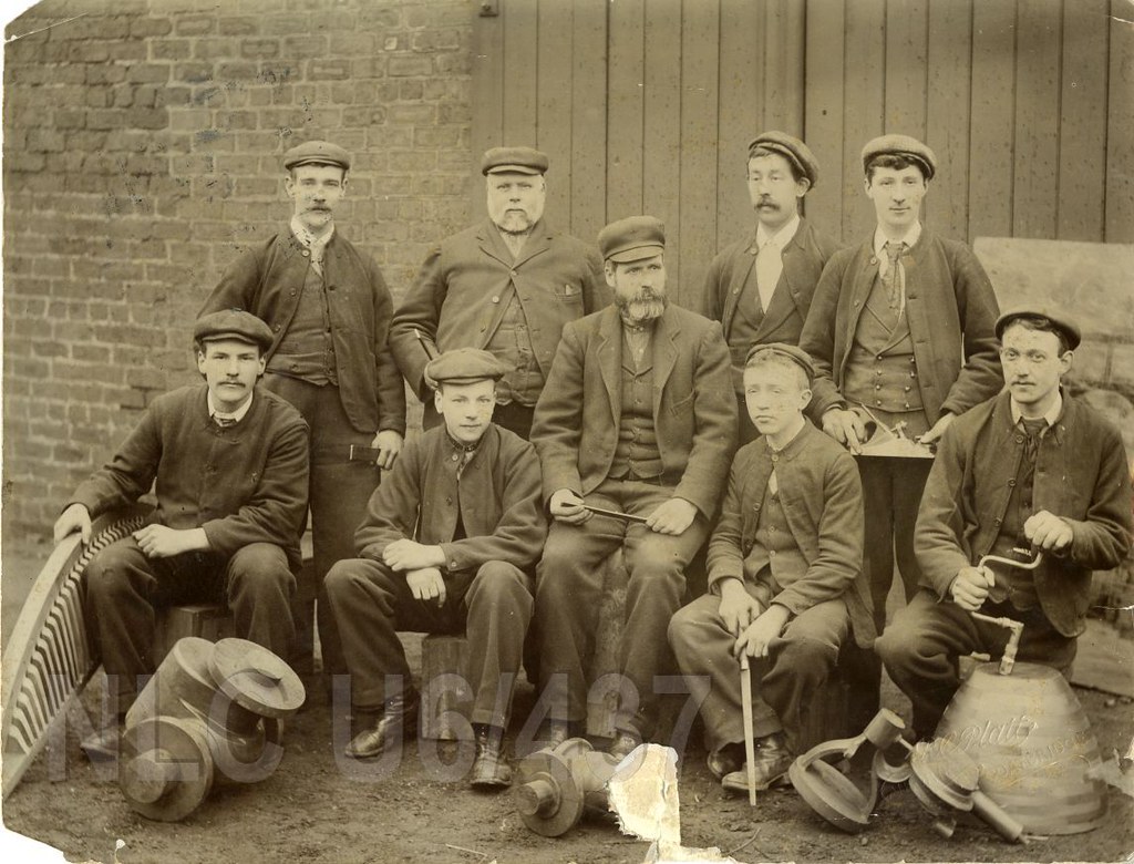 Speedwell Iron Works, Whifflet, Coatbridge, c. 1900. Flickr