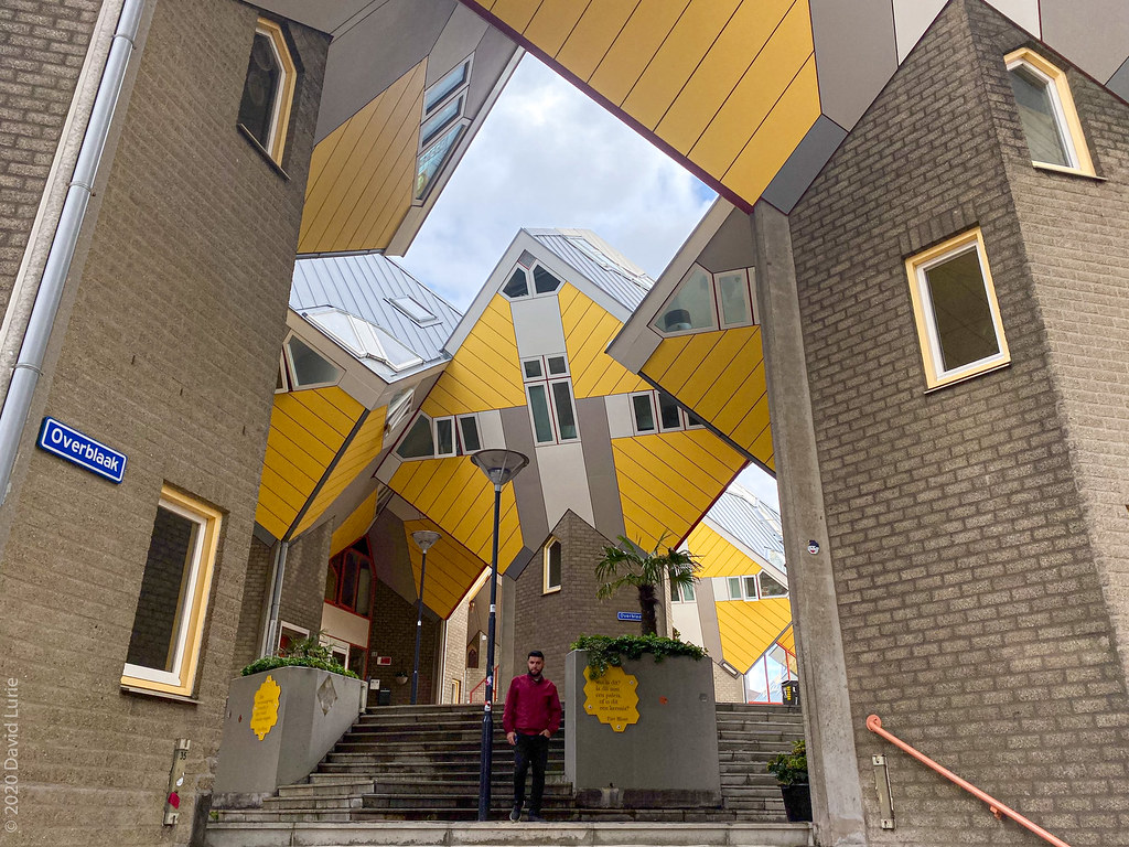 Rotterdam Cube houses These are the iconic Cube Houses (Ku… Flickr