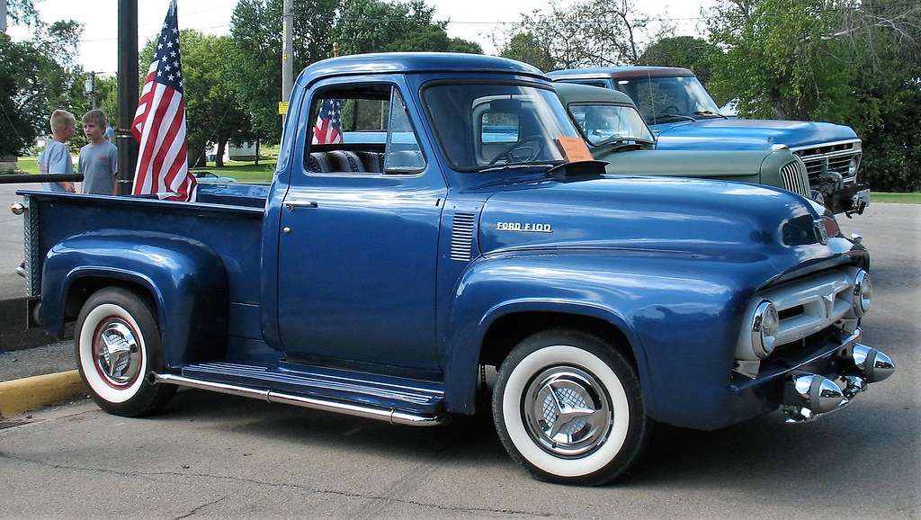 Classic F100 At the Tonica, Illinois Cruise Night, 2019. Curt J Flickr
