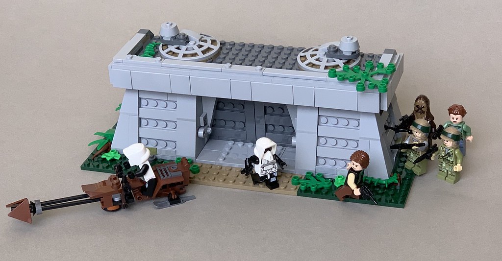 Lego Endor Shield Generator Bunker MattedBricks Flickr